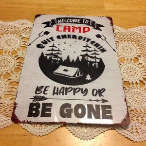Camping art - very funny. Camp Quitcherbitchin